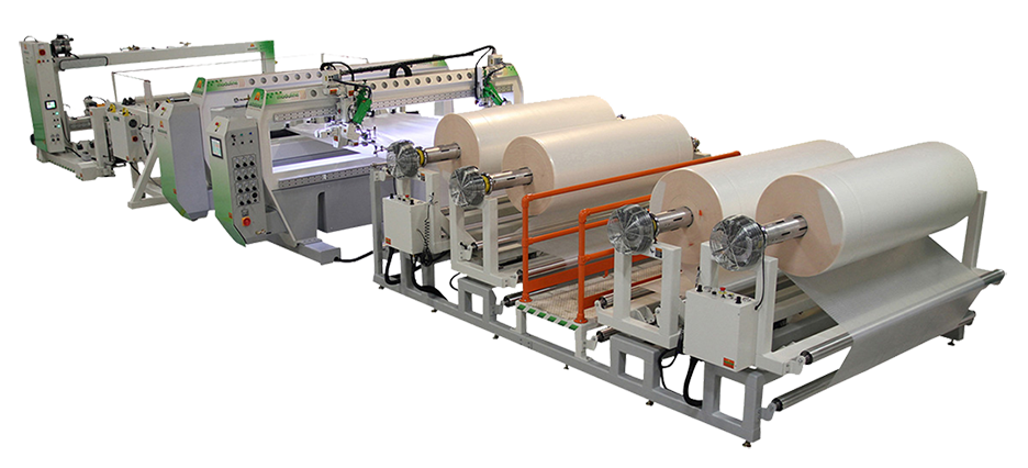Miller Weldmaster Máquina de fabricación automatizada Moduline para cubiertas y lonas